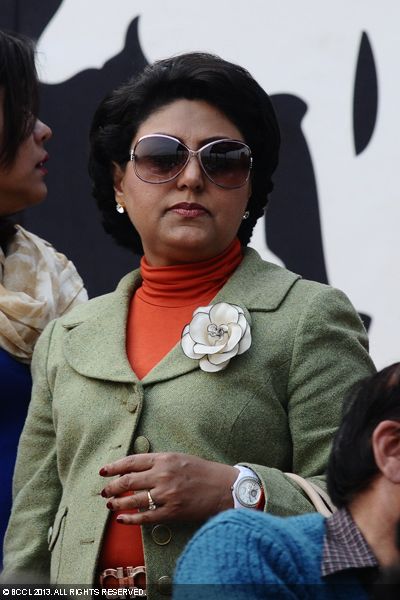 Rachna Kohli Sandhu during the Law & Justice Polo Match, held at Jaipur Polo Grounds on February 02, 2013.
