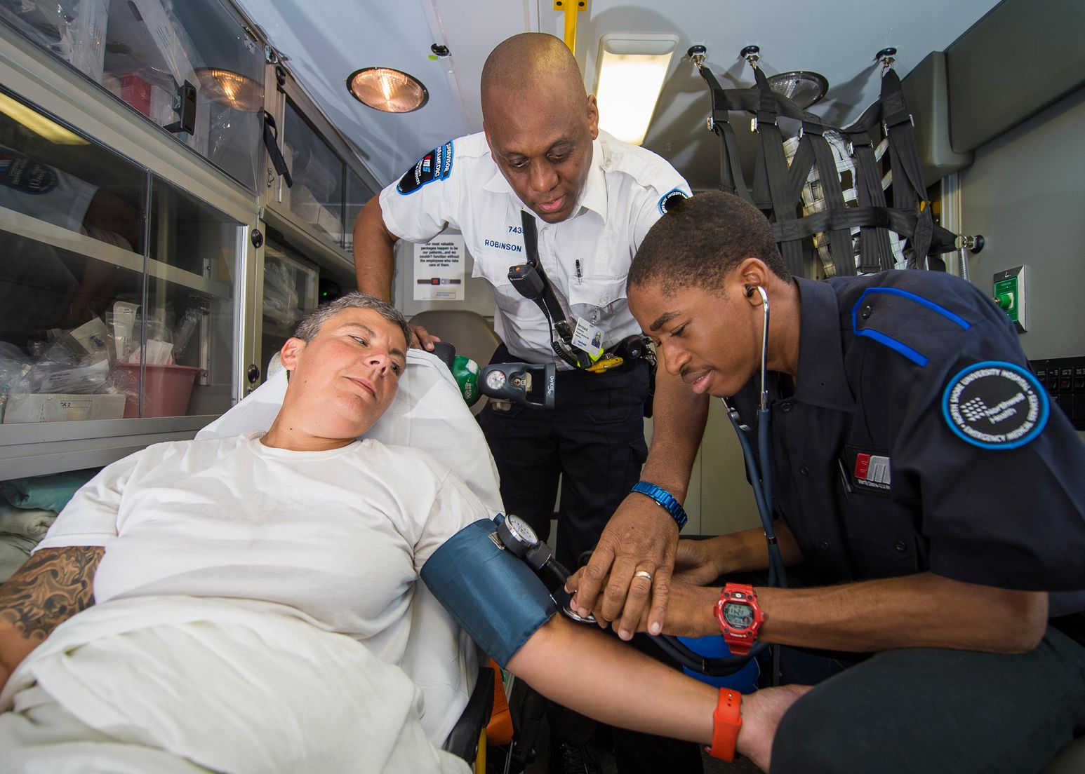 The EMT's salary ranges from 33 to 57 thousand dollars each year - EMT is along to top 14 well-paid graveyard shift jobs near me.