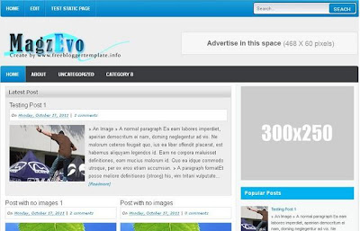 Template Magazine Blogspot 2012 Template Magazine Blogspot 2012