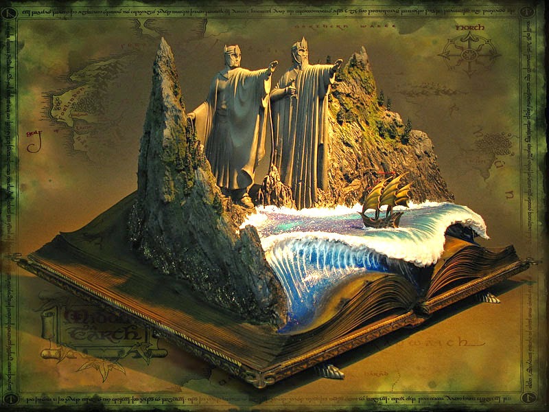 Lord of the Rings Humour: Parodies, Satires and More [2] - Page 30 Argonath_Diorama_Complete+%281%29