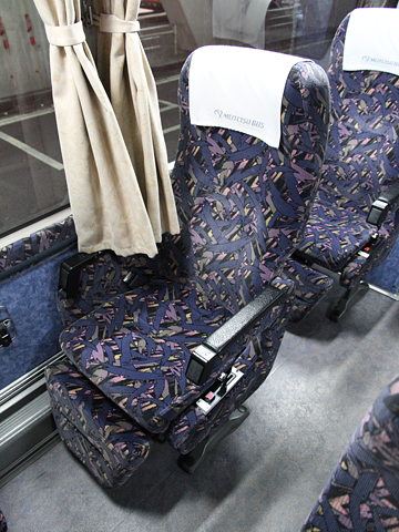 名鉄バス「名古屋～松山線」　シート