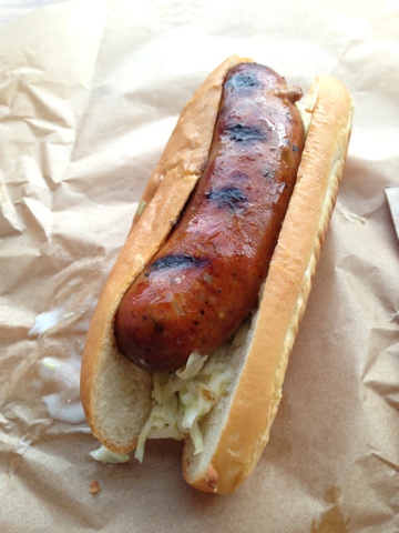 Hot dog Seoul Sausage Company, Los Angeles, Ca