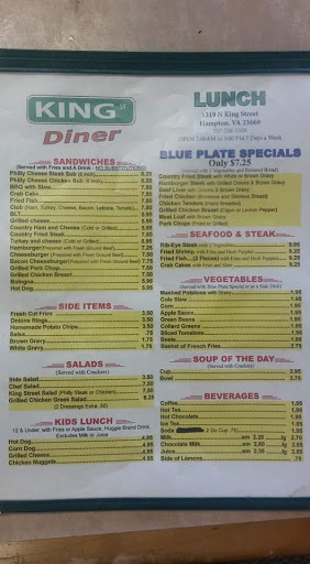 Restaurant «King St Diner», reviews and photos, 1319 N King St, Hampton, VA 23669, USA