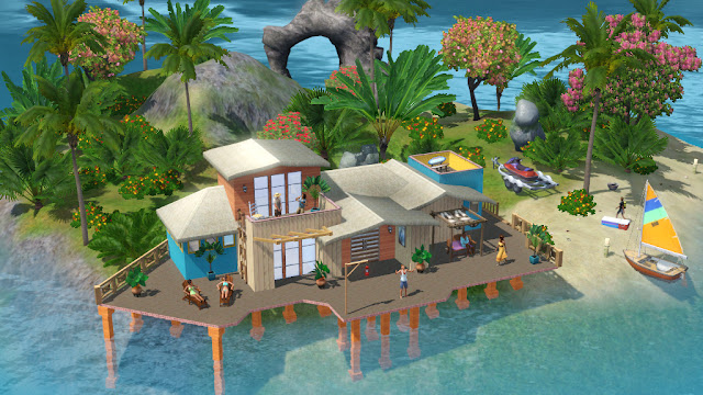 [Noticia] Nuevas imágenes promocionales de "Aventura en la isla" Ts3_islandparadise_stilted_house