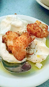 Mediterranean Exploration Company, Housemade Lebneh with olive oil and fried cauliflower