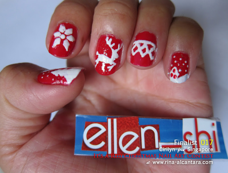 It's a Red Christmas Nail Art Contest Entry