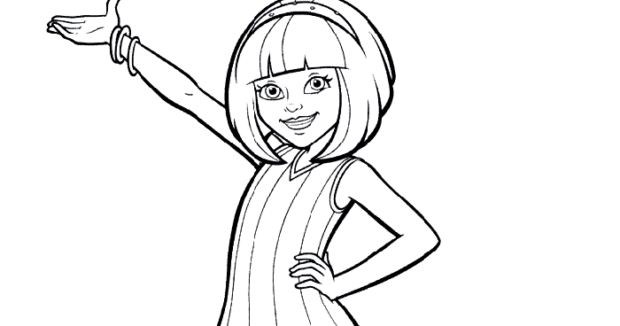 Coloring Pages for everyone: Lazy Town