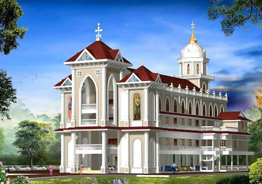 Mary Matha Forane Catholic Church, Near Co-Operative College, Pathanamthitta-Thazhoorkadavu Rd, Valanchuzhy, Pathanamthitta, Kerala 689645, India, Christian_Church, state KL