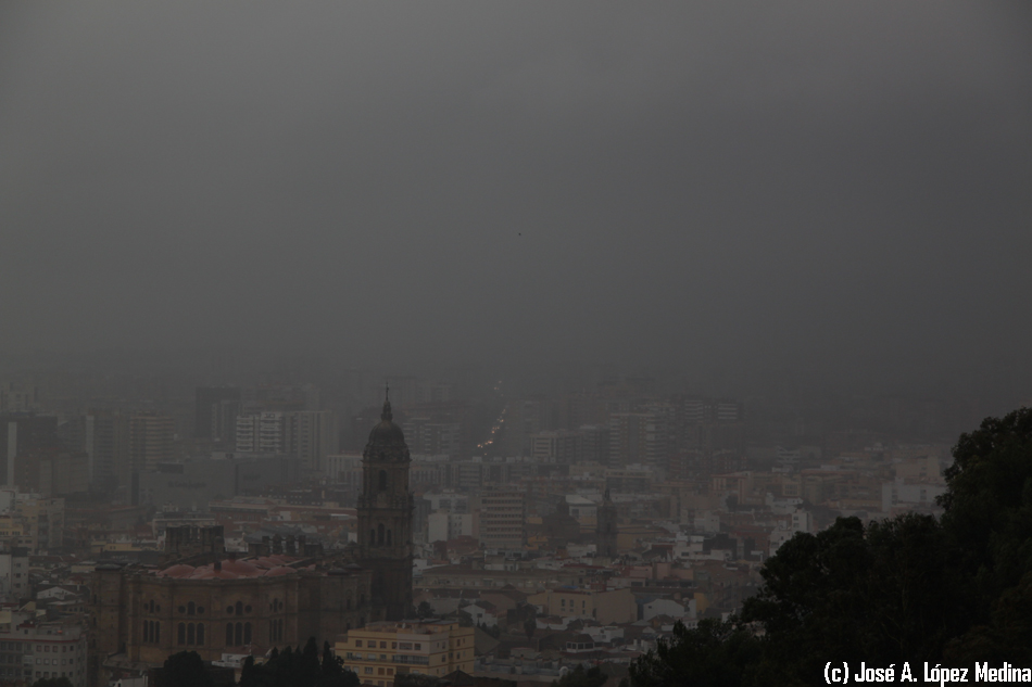 El diluvio en Málaga (17-11-2012)