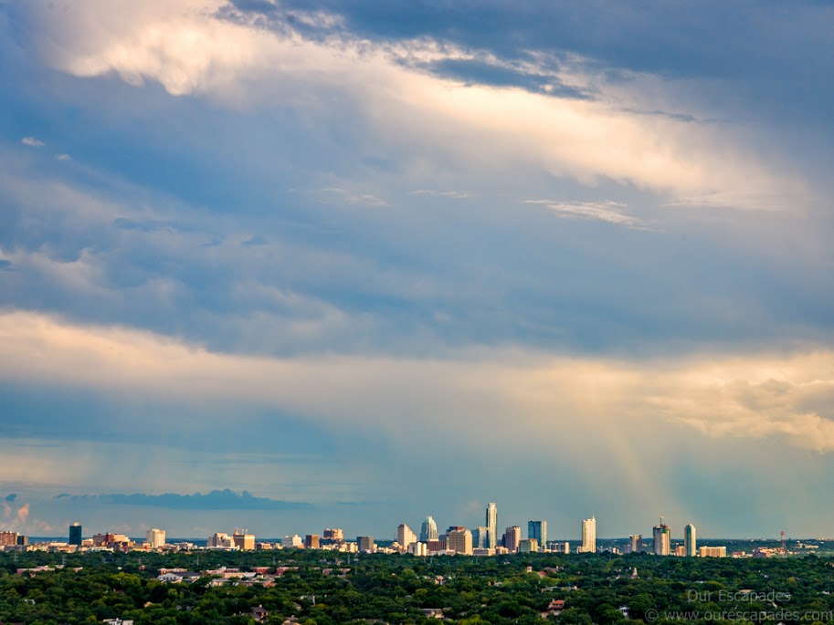 Downtown Austin, as seen from Mount Bonnell