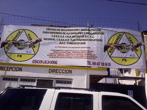 CREAD Tlaltenango, Municipio Libre 110, Municipio Libre, 99700 TLALTENANGO, Zac., México, Centro de rehabilitación | ZAC