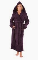 <br />Del Rossa Women's Classic Fleece Hooded Bathrobe Robe
