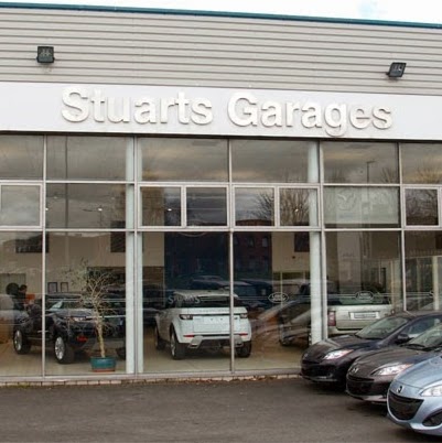 Stuarts Garages - Land Rover logo