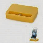  Stylish Sync and Charging Docking Station for iPhone 5 - Yellow