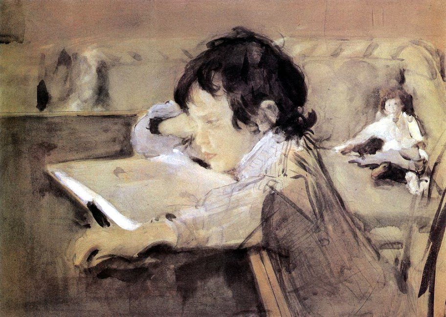 Valentin Serov - Portrait of Alexander Serov. 1897