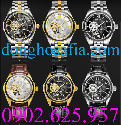 Đồng hồ nam cơ Binger B1165G BG012