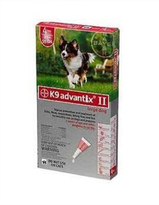  Bayer K9 Advantix II Flea and Tick Drops for Dogs