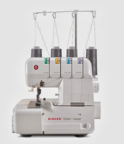 SINGER 14J250 Stylist II Serger Overlock Machine with 2-3-4 Thread Capability and Differential Feed