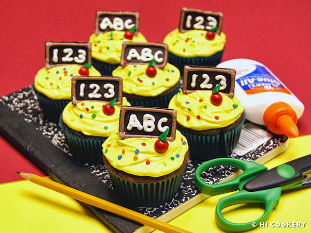 Back to School Cupcakes