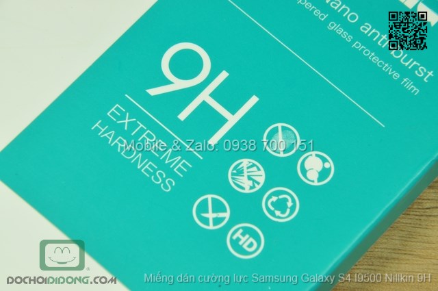 Miếng dán cường lực Samsung Galaxy S4 I9500 Nillkin 9H
