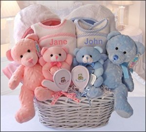 Double The Blessings Twin Boy  &  Girl - Unique Gift Idea