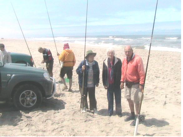 Fishing along the Skeleton Coast