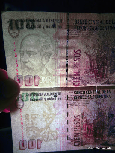 Fake vs. Real Argentine Pesos