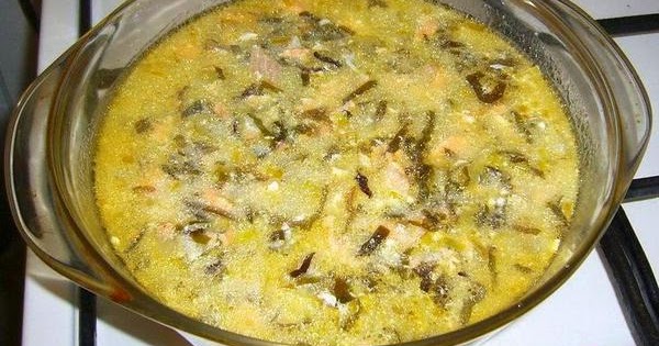 Уха с морской капустой рецепт