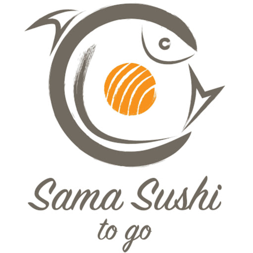 Sama sushi to go/ afhalen en bezorgen. logo