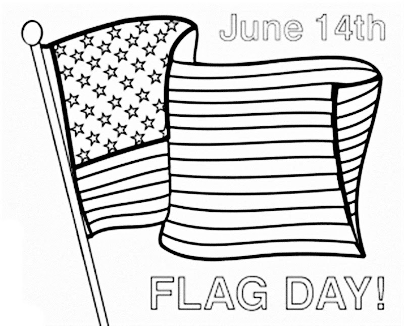 Images Of The Flag Day Coloring Pages June 14 Coloring Pages