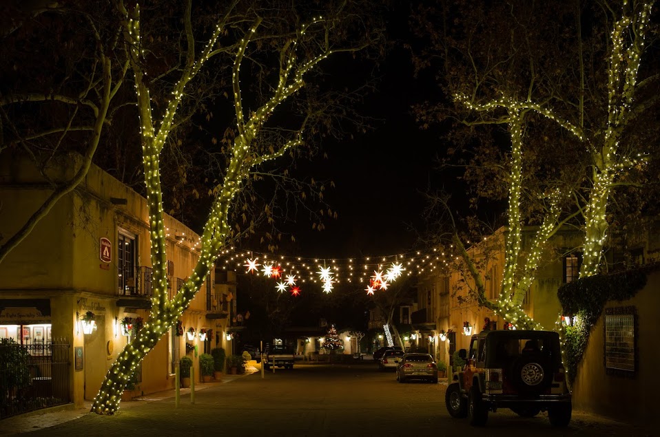 Седона, Аризона, США на рождество: прохладно и красиво