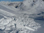 Avalanche Cerces, secteur Le Grand Aréa, arête entre le pic du Longet et la Gardiole "cote 2518" - Photo 2 - © Pocachard Christian 