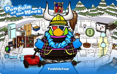 Club Penguin Blog - Penguin of the Week: Yoshisixfour