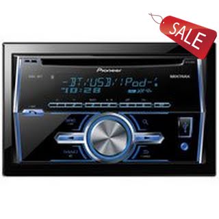 Pioneer FH-X700BT In-Dash Double DIN CD/MP3/USB Car Stereo Receiver w/ Bluetooth, Pandora Link, MIXTRAX & iPod Support