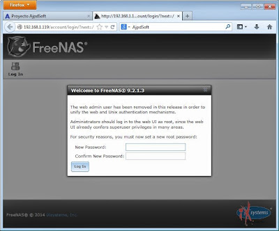 Configuracin global de FreeNAS