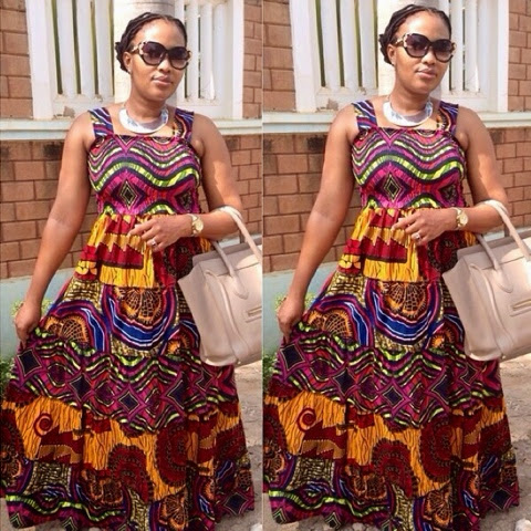 Kiki's Fashion: Shamim Mwasha in Kiki's Fashion Maxi dress