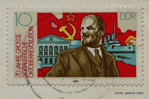 Znaczek pocztowy.