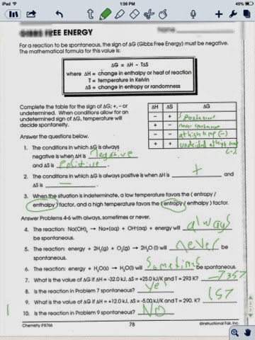 Worksheets Entropy Worksheet entropy worksheet sharebrowse chem worksheet