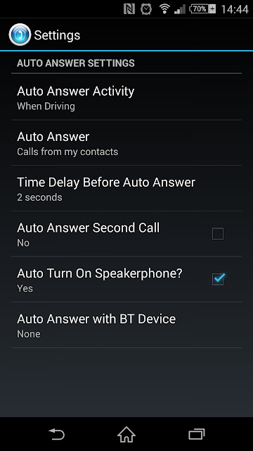 SONY XPERIA 手機連接藍牙耳機「自動接聽」來電 ( Android 4.4.4 ) 3