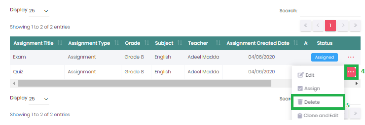 delete assignment constructor