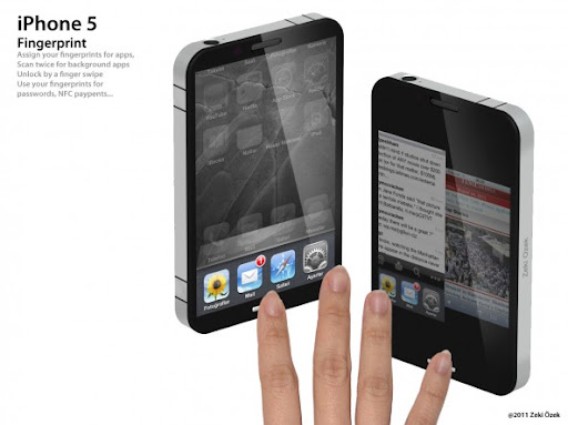 iphone 5 concept by Zeki Ozek, iphone 5, iphone 5 concept