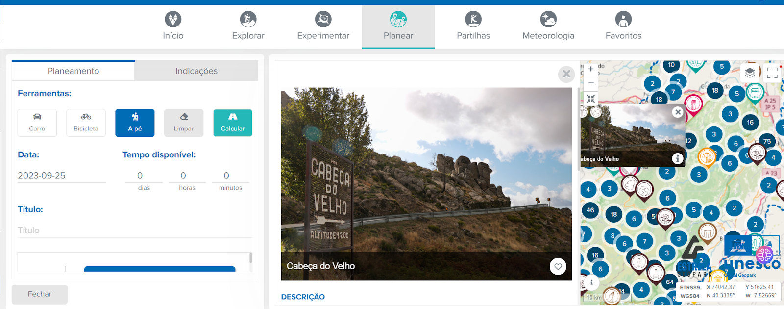 App Geopark Serra da Estrela em Portugal - Hoteis serra da estrela - BVML