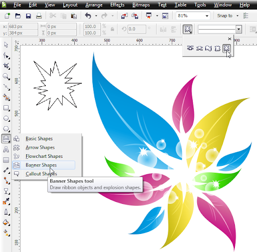 Nền hoa trang trí Desktop với CorelDRAW X5