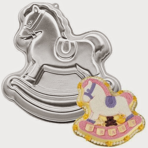  Wilton Cake Pan: Rocking Horse (2105-2388, 1984)