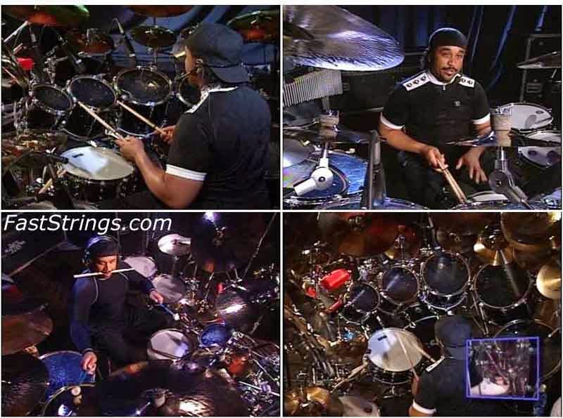 Carter Beauford - Under the Table and Drumming