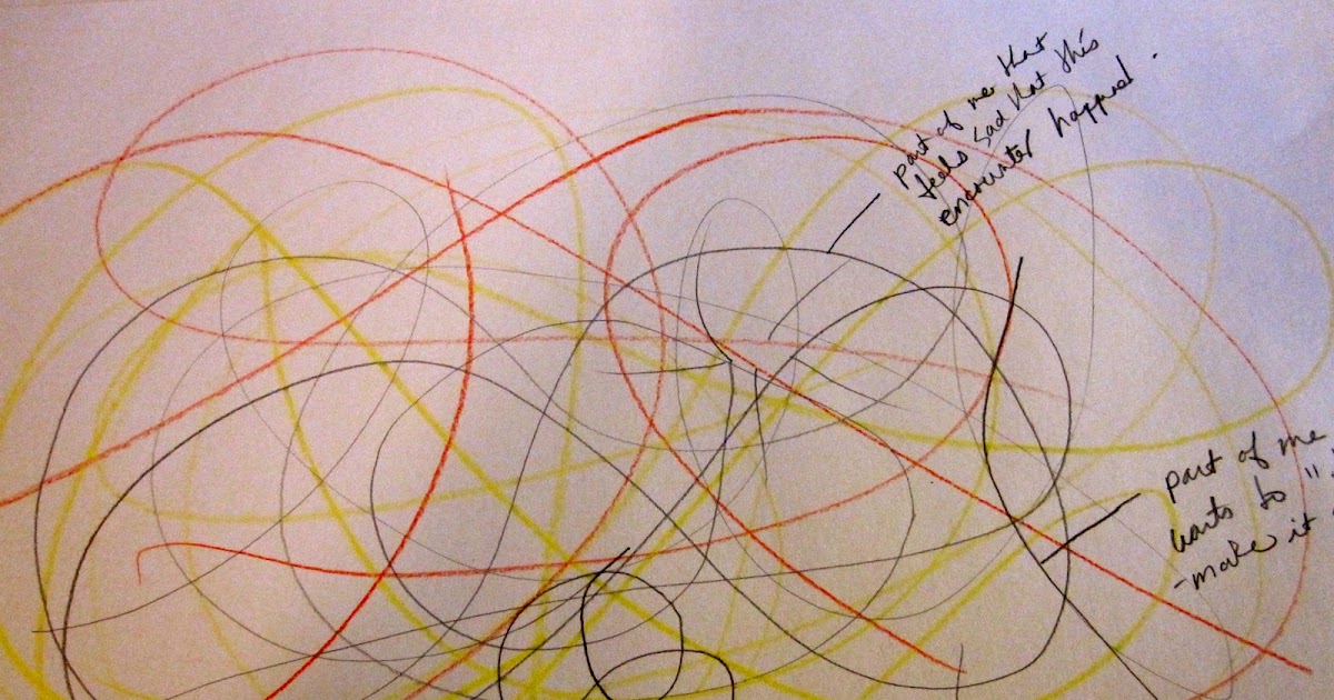 Scribble Drawing In Art Therapy : Art therapy reflections scribble drawing and thinking lightly