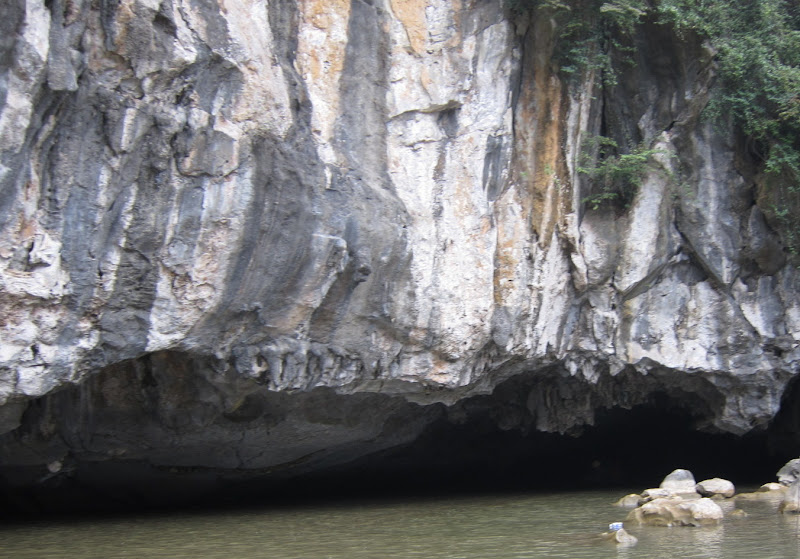 One of the grottoes on Tam Coc river