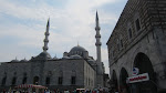 The New Mosque is right there in front and the Spice Market is to the right The New Mosque is right there in front and the Spice Market is to the right