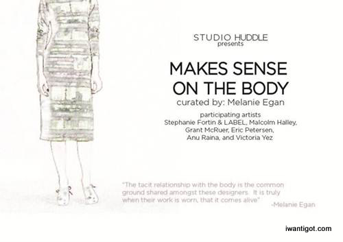 Makes Sense on the Body - November 8 - 25, 2012