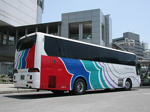 名鉄バス「どんたく号」　2607　リア